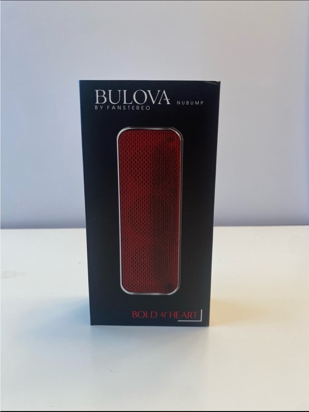 Bulova Bold at Heart Red Wireless Bluetooth Speaker